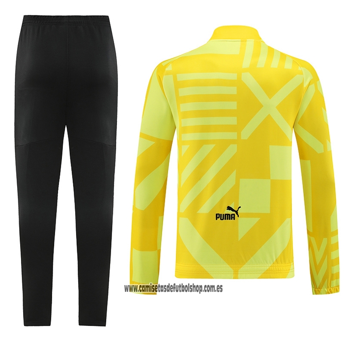 Chandal de Chaqueta del Borussia Dortmund 22-23 Amarillo